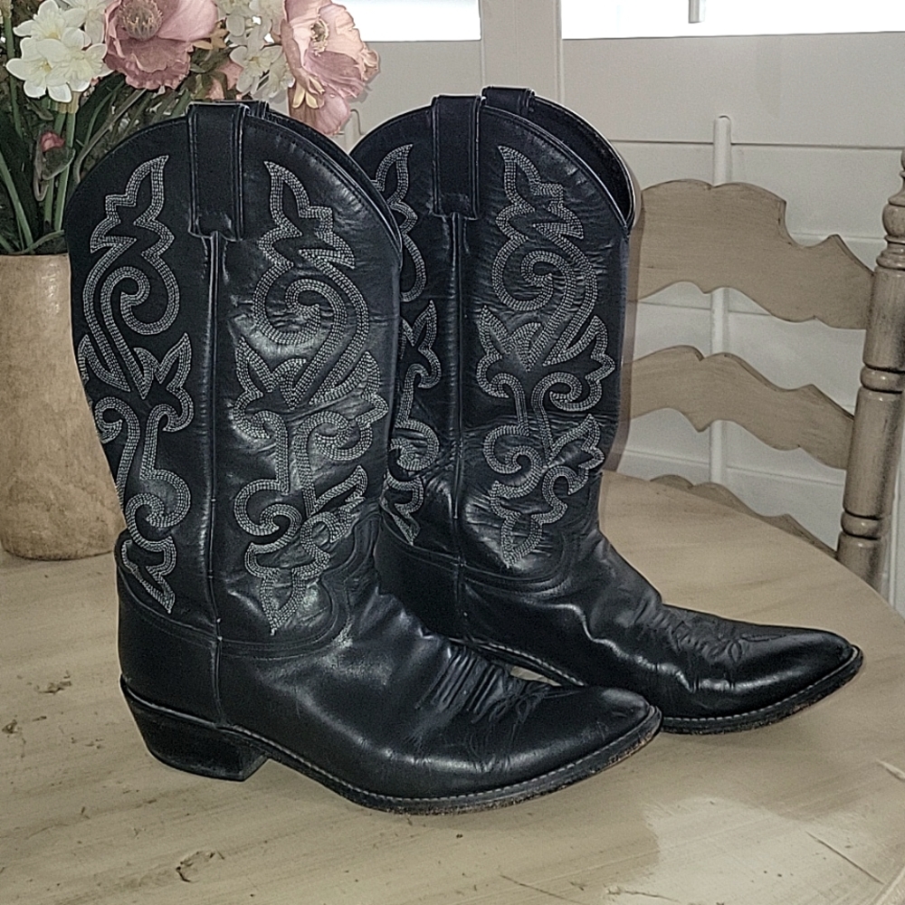 Men's Black Justin Boots